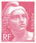 France_1945_Yvert_712b-Scott_535_unadopted_Marianne_de_Gandon_et_Hourriez_etat_red_typo_AP_detail