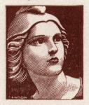 France_1945_Yvert_712c-Scott_535_unadopted_Marianne_de_Gandon_et_Freres_3eme_etat_brown_typo_a_AP_detail_a