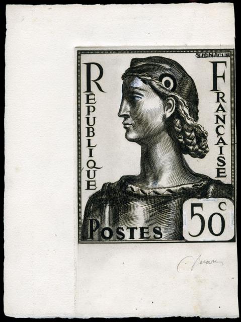 France_1945_Yvert_714c-Scott_unadopted_50c_Marianne_de_Decaris_black_AP