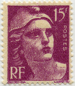 France_1945_Yvert_724-Scott_547_15f_Marianne_de_Gandon_et_Cortot_typo_b_IS