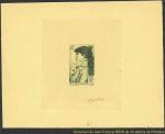 France_1945_Yvert_738a-Scott_B191_unadopted_4f_Sarah_Bernhardt_by_Gandon_black_AP