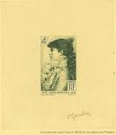 France_1945_Yvert_738a-Scott_B191_unadopted_4f_Sarah_Bernhardt_by_Gandon_black_AP_detail_b