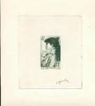 France_1945_Yvert_738a-Scott_B191_unadopted_4f_Sarah_Bernhardt_by_Gandon_dark-green_AP