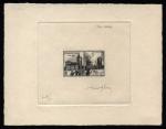 France_1945_Yvert_742a-Scott_B195_unadopted_Oradour_black_ca_AP