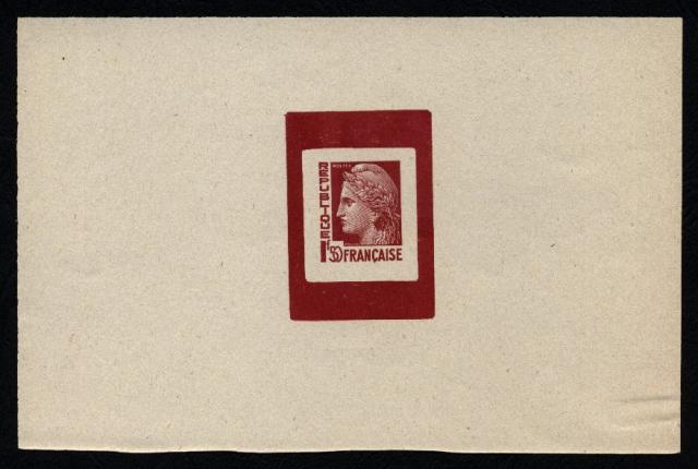 France_1945_Yvert_679a-Scott_532_unadopted_1f50_Ceres_de_Cortot_et_Mazelin_Type_I-A_red-brown_typo_ba_AP