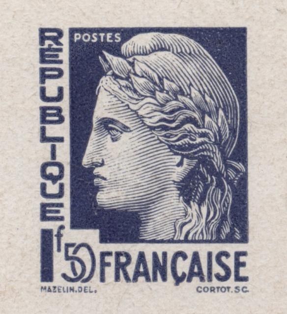 France_1945_Yvert_679a-Scott_532_unadopted_1f50_Ceres_de_Cortot_et_Mazelin_Type_I-B_blue-violet_typo_ba_AP_detail_b