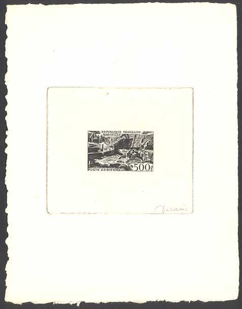 France_1949_Yvert_PA27a-Scott_C26a_unadopted_Marseille_500f_black_e_AP