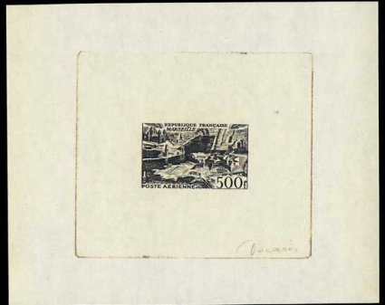 France_1949_Yvert_PA27a-Scott_C26a_unadopted_Marseille_500f_black_g_AP