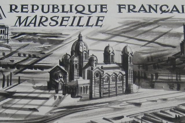 France_1949_Yvert_PA27ab-Scott_C26_unadopted_Marseille_500f_MAQ_detail_a