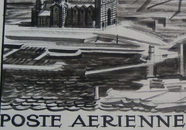 France_1949_Yvert_PA27ac-Scott_C26_unadopted_Marseille_500f_MAQ_detail_c