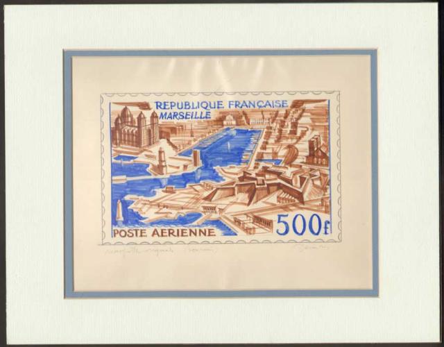 France_1949_Yvert_PA27ad-Scott_C26_unadopted_Marseille_b_500f_MAQ