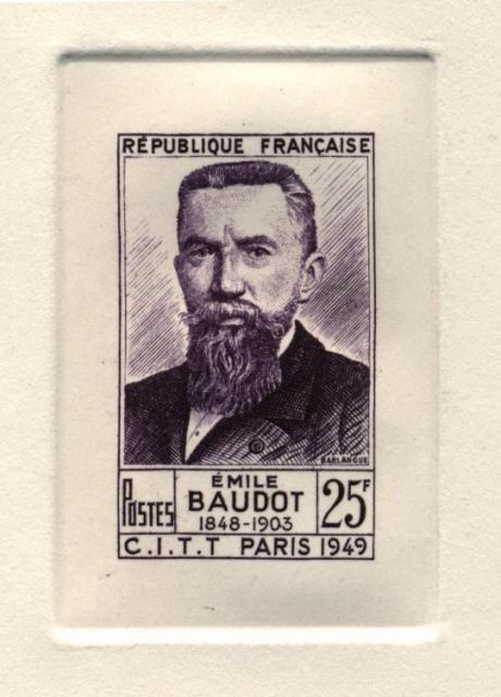 France_1949_Yvert_846A-Scott_627_unissued_Emile_Baudot_violet_1519_Lx_CP_detail_b