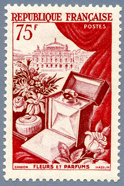 France_1951_Yvert_974-Scott_715_fleurs_et_parfums_75f_1954_a_IS
