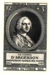 France_1953_Yvert_940b-Scott_B275_unadopted_dArgenson_Type_II_black_b_AP_detail