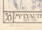 France_1953_Yvert_950b-Scott_B281_unadopted_Marechal_Lyautey_MAQ_detail_c