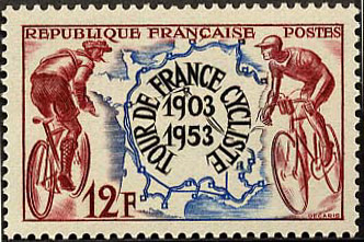 France_1953_Yvert_955-Scott_693_Tour_de_France_a_IS