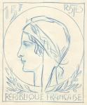 France_1953_Yvert_unadopted_15f_Marianne_de_Spitz_Type_a_Stage_1_MAQ_detail_a