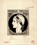 France_1953_Yvert_unadopted_15f_Marianne_de_Spitz_Type_c_MAQ