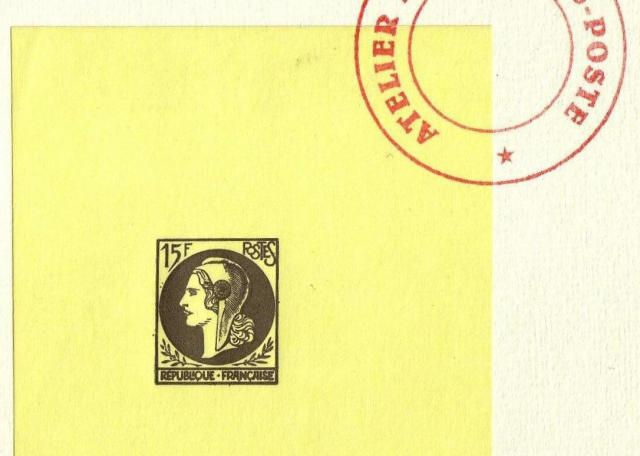 France_1953_Yvert_unadopted_15f_Marianne_de_Spitz_Type_d_black_ATP_544_AP_detail