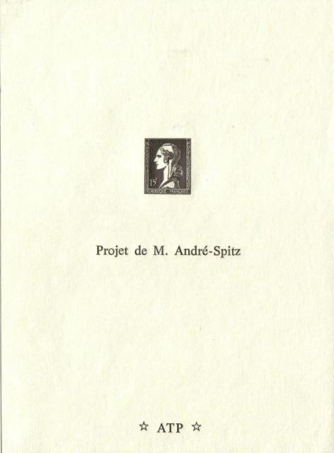 France_1953_Yvert_unadopted_15f_Marianne_de_Spitz_Type_h_black_ATP