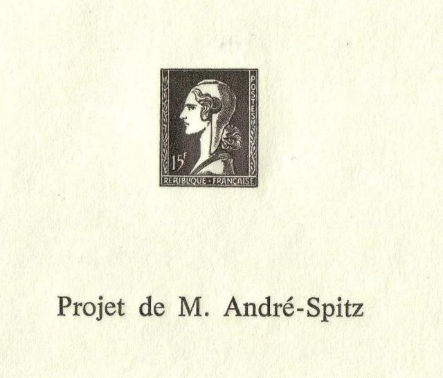 France_1953_Yvert_unadopted_15f_Marianne_de_Spitz_Type_h_black_ATP_detail