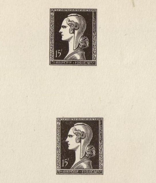 France_1953_Yvert_unadopted_15f_Marianne_de_Spitz_Type_i_black_c_ATP_detail