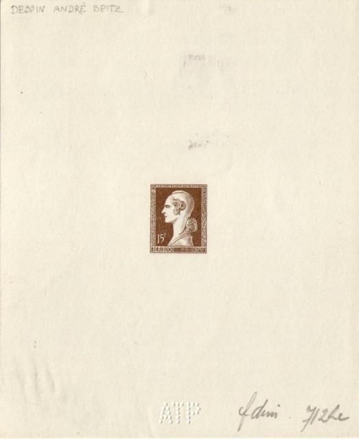 France_1953_Yvert_unadopted_15f_Marianne_de_Spitz_Type_i_brown_a_ATP