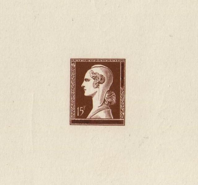 France_1953_Yvert_unadopted_15f_Marianne_de_Spitz_Type_i_etat_brown_ATP_detail