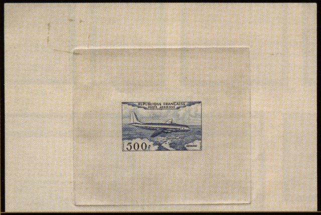 France_1953_Yvert_PA32a-Scott_C31a_unadopted_500f_Armagnac_dark-blue_b_AP