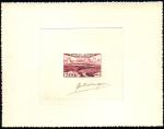 France_1953_Yvert_PA32a-Scott_C31a_unadopted_500f_Armagnac_red-brown_AP