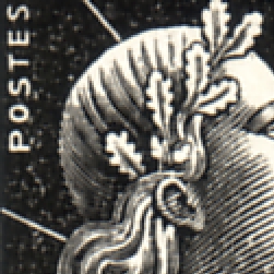 France_1955_Yvert_1011a-Scott_753_unadopted_Marianne_de_Muller_15f_premier_projet_black_typo_b_AP_detail