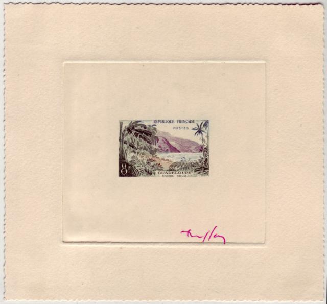 France_1957_Yvert_1125a-Scott_850_unadopted_Guadeloupe_multicolor_AP