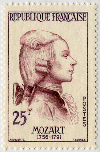 France_1957_Yvert_1137-Scott_862_Wolfgang_Amadeus_Mozart_b_IS