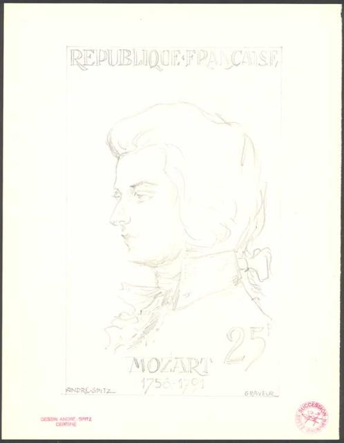 France_1957_Yvert_1137a-Scott_862_unadopted_Wolfgang_Amadeus_Mozart_MAQ
