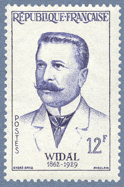 France_1958_Yvert_1143-Scott_866_Ferdinand_Widal_a_IS