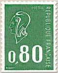 France_1975_Yvert_1893_80c_Marianne_de_Bequet_green_1976_b_IS