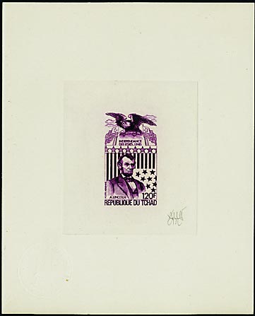 Chad_1977_Yvert_PA198-Scott_C213_violet