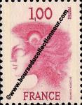 France_1976_Yvert_1892b-Scott_1496_unissued_1f_Marianne_by_Excoffon-Durrens_e_US