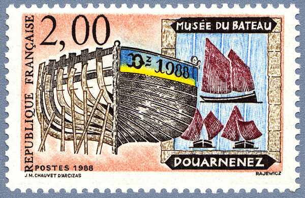 France_1988_Yvert_2545-Scott_2117_Musee_du_Bateau-Douarnenez_a_IS