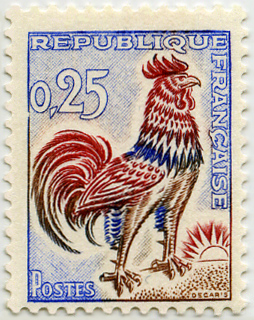 France_1962_Yvert_1331-Scott_1024a_Coq_by_Decaris_b_IS