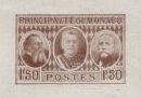 Monaco_1928_Yvert_112a-Scott_112_unissued_in_typo_International_Philatelic_Expo_dark-brown_b_typo_AP_detail