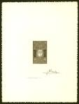 Monaco_1954_Yvert_411a-Scott_318_unissued_in_TD_armoirie_sepia_bb_AP