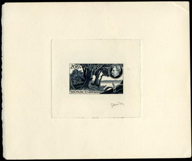 Monaco_1955_Yvert_PA59a-Scott_C40_unadopted_Scweitzer_deep-blue_ab_AP