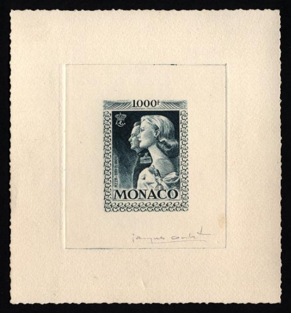 Monaco_1959_Yvert_PA72b-Scott_C55_unadopted_1000f_Grace_et_Rainier_III_maigre_blue-grey_b_AP