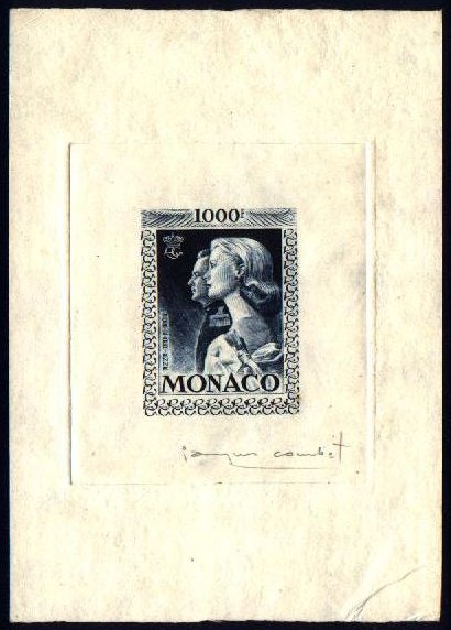 Monaco_1959_Yvert_PA72b-Scott_C55_unadopted_1000f_Grace_et_Rainier_III_maigre_dark-blue_a_AP