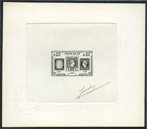 Monaco_1960_Yvert_525a-Scott_461_unadopted_Timbre_monegasque_black_b_AP