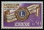 Monaco_1963_Yvert_613-Scott_539_50c_Lions_International_b_IS