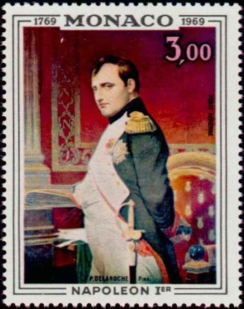 Monaco_1969_Yvert_PA94-Scott_C76_Napoleon_heliogravure_a_IS
