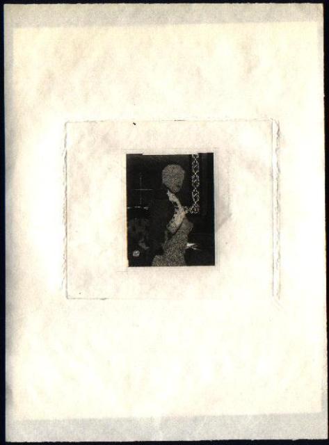 Monaco_1969_Yvert_PA94b-Scott_C76_unissued_in_TD_Napoleon_horizontal_die_with_frame_negative_black_c_AP