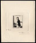 Monaco_1969_Yvert_PA94b-Scott_C76_unissued_in_TD_Napoleon_horizontal_die_with_frame_positive_1er_etat_black_ba_AP